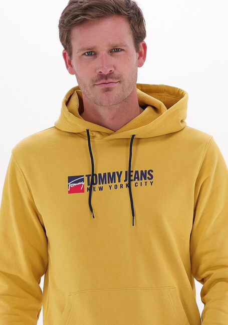 Ocker TOMMY JEANS Sweatshirt TJM ENTRY ATHLETICS HOODIE - large