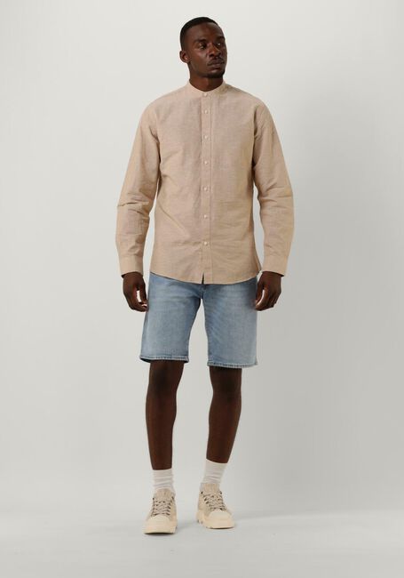 Beige SELECTED HOMME Casual-Oberhemd SLHSLIMNEW-LINEN SHIRT LS BAND W - large
