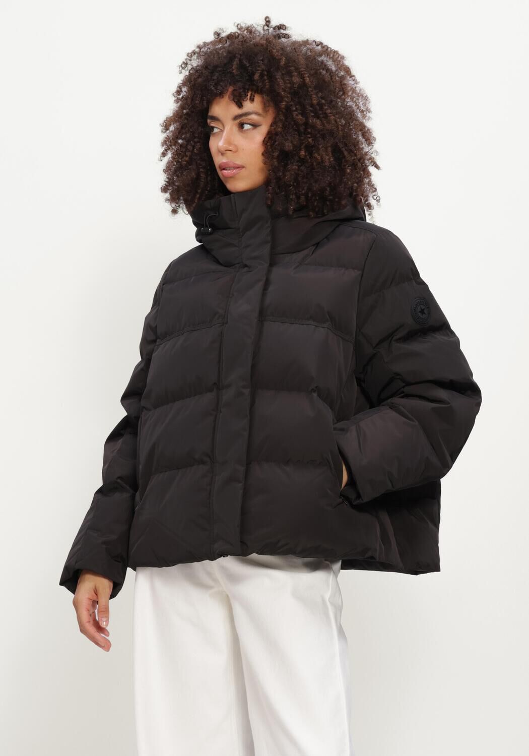 Schwarze AIRFORCE Wattierte Jack CARLY JACKET - large