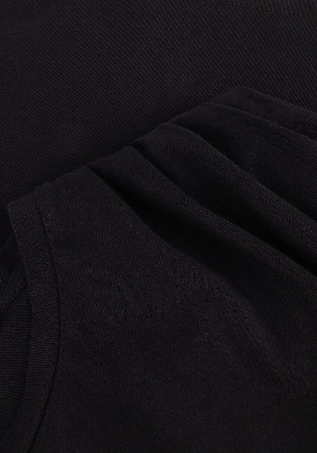 Schwarze CATWALK JUNKIE Top PLEATED SHOULDER TOP - large