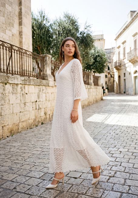 Wei&szlig;e ANA ALCAZAR Maxikleid 041895-3831 - large