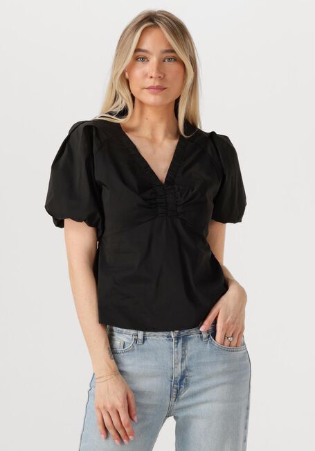 Schwarze NEO NOIR Blusen IRINA POPLIN BLOUSE - large