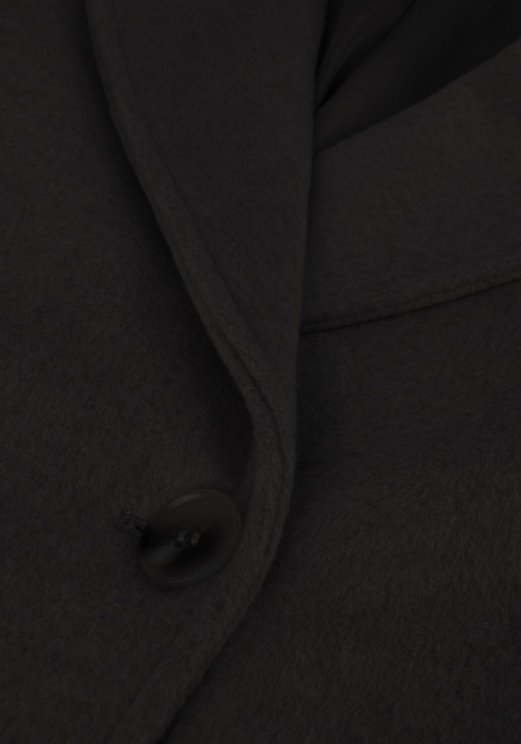 Graue NEO NOIR M&auml;ntel WILLIAMS WOOL COAT - large