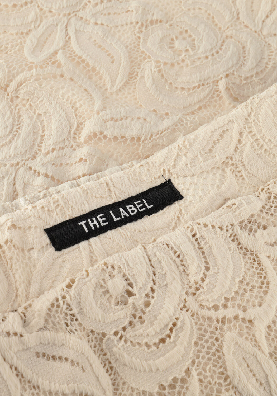 Creme ALIX THE LABEL Minirock LADIES WOVEN LACE SKIRT - large