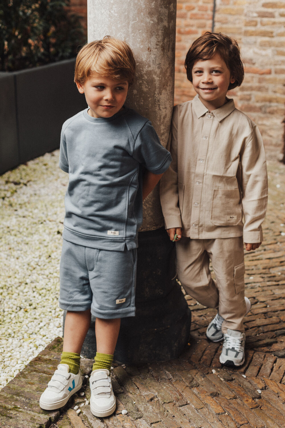 Beige BAJE STUDIO Jogginghose MAKAI - large