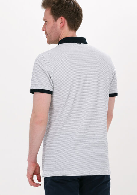 Weiße VANGUARD Polo-Shirt SHORT SLEEVE POLO PIQUE STRIPE - large