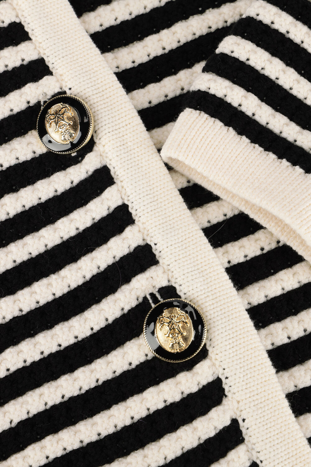 Schwarze JANICE Strickjacke JIMM - large