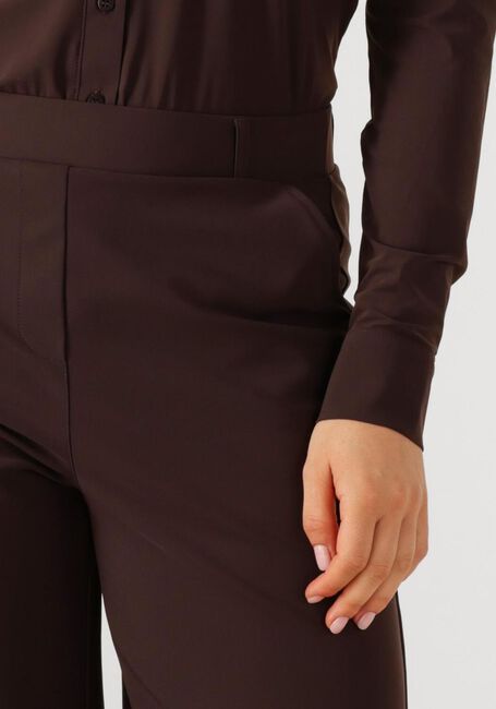 Braune STUDIO ANNELOES Weite Hose LEXIE BONDED TROUSERS - large