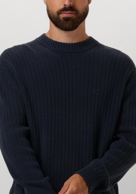 Dunkelblau CALVIN KLEIN Pullover LINEAR SWEATER - large