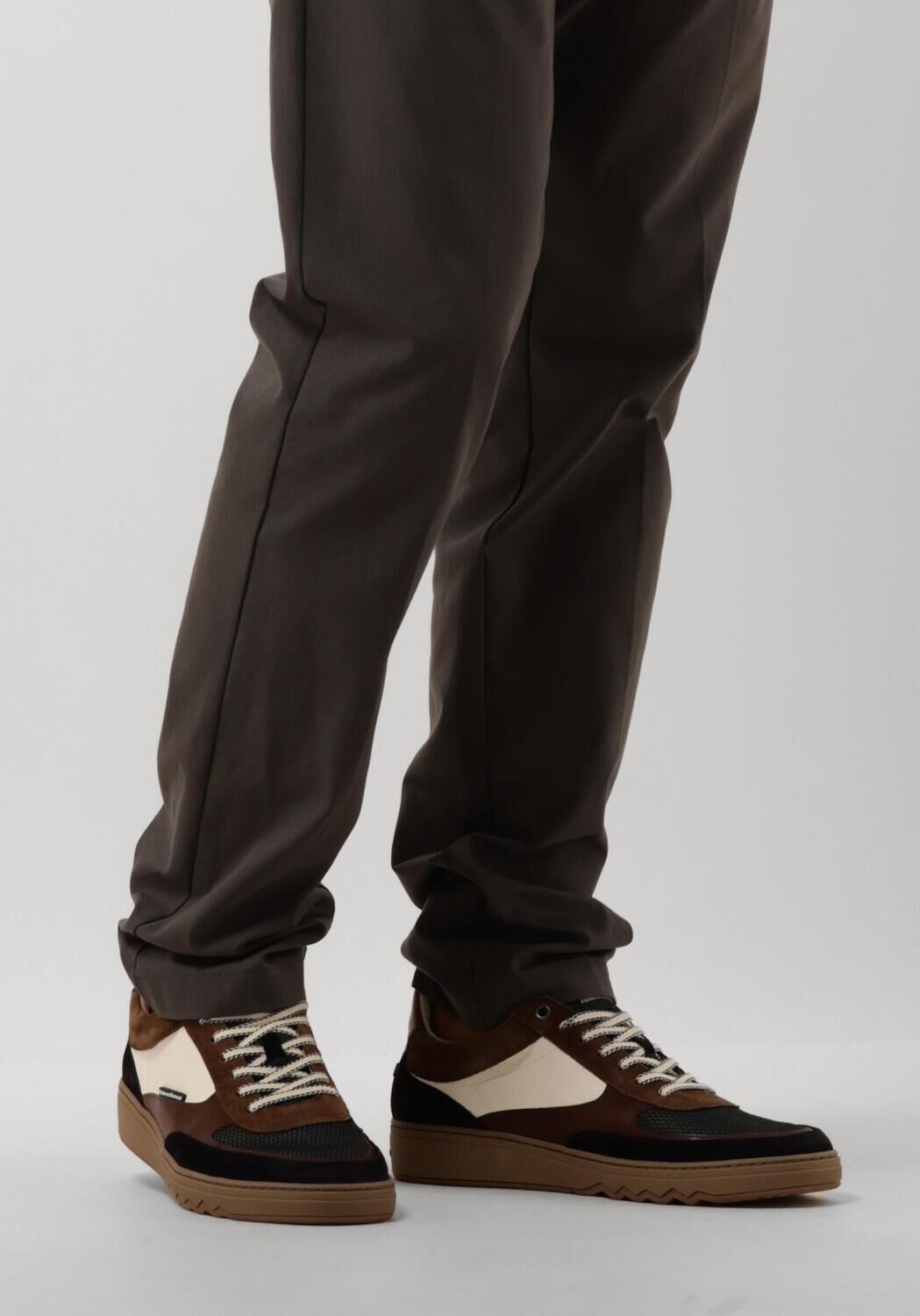 Cognacfarbene FLORIS VAN BOMMEL Sneaker Low SFM-10143 KUPSTER - large