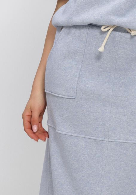 Blaue NUKUS Maxirock MAARTJE SKIRT LUREX - large