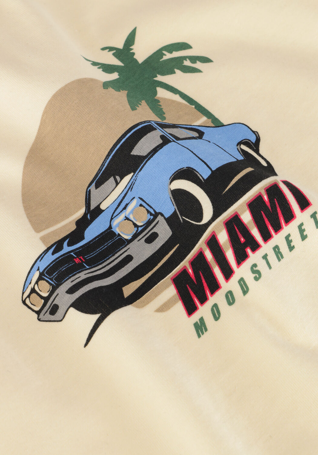 Nicht-gerade weiss MOODSTREET T-shirt T-SHIRT LEWIS MIAMI - large