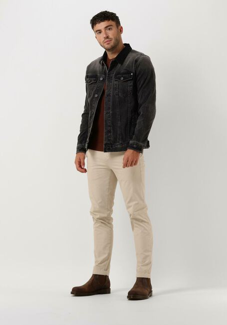Graue CAST IRON Jeansjacke DENIM JACKET GREY SHADOW WASH - large