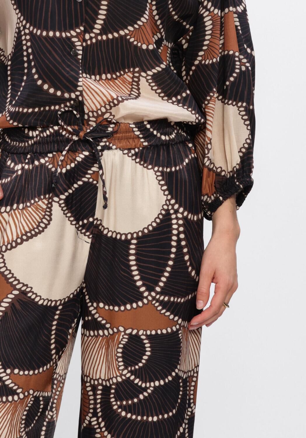 Mehrfarbige/Bunte SUMMUM Hosen TROUSERS ALL OVER TWILL - large