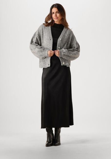 Schwarze MSCH COPENHAGEN Midirock MSCHNICOLETTE ULLAS SKIRT - large