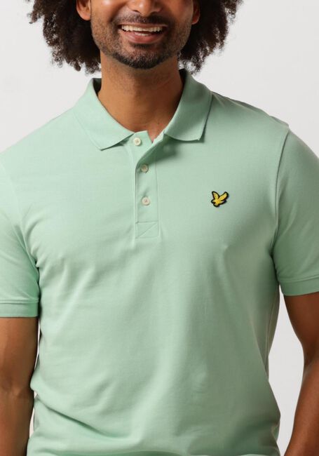 Grüne LYLE & SCOTT Polo-Shirt PLAIN POLO SHIRT - large