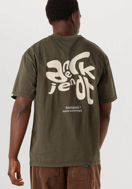 Dunkelgrün ANERKJENDT T-shirt AKVILLADS ANERKJENDT? PRINT S/S TEE - large