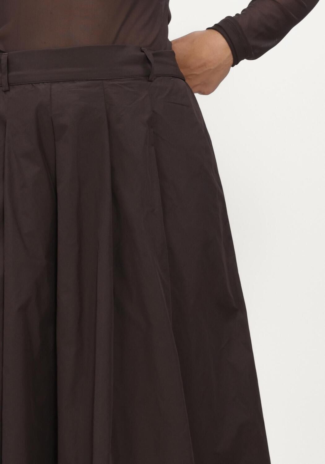 Braune SUMMUM Maxirock SKIRT TAFT LIGHT - large