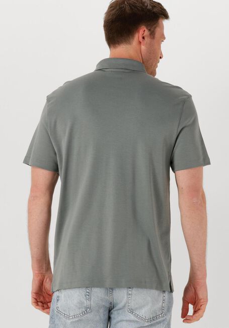 Graue CALVIN KLEIN Polo-Shirt SS SUPIMA CHEST EMB - large