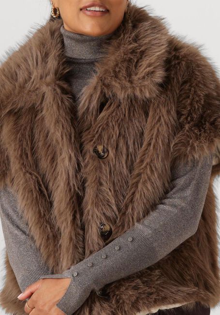 Taupe NUKUS Kimono LOUA GILET - large