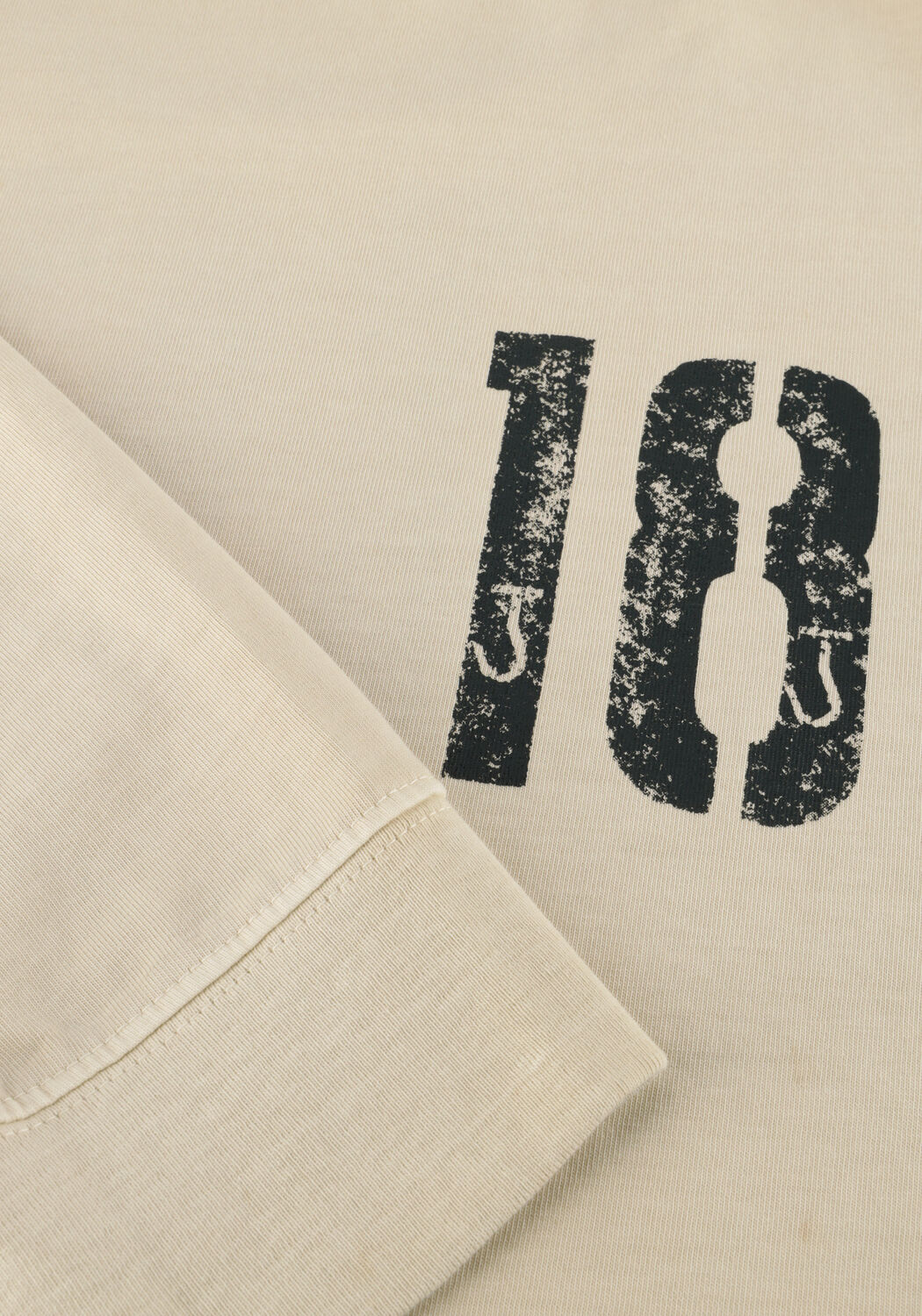 Beige BUTCHER OF BLUE T-shirt ARMY 18 BOB LOOSE TEE LS - large