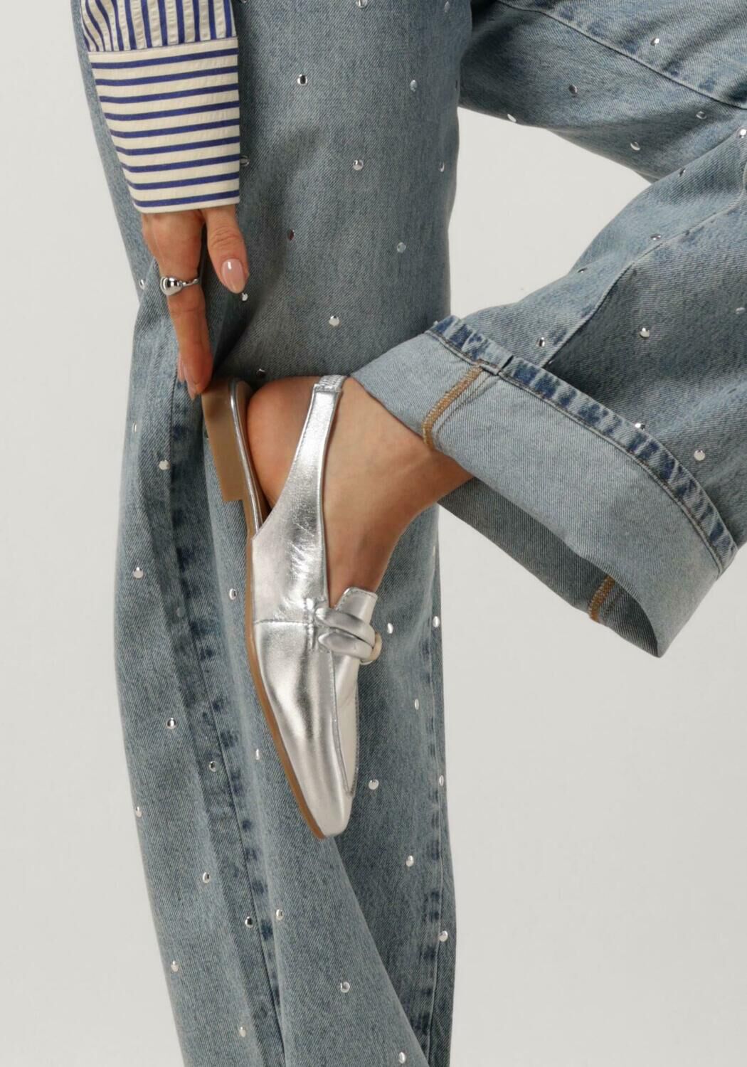 Silberne AYANA Slingbacks 4919 - large