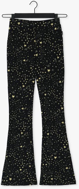 Schwarze COLOURFUL REBEL Schlaghose COSMIC PEACHED FLARE PANTS - large