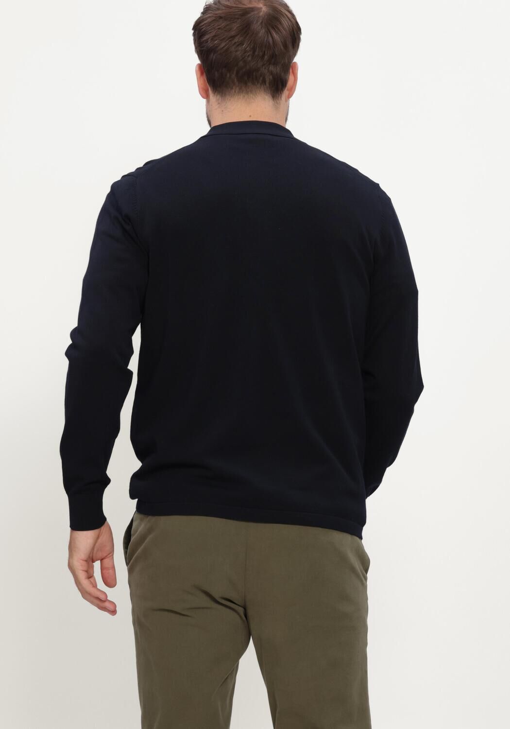 Dunkelblau PROFUOMO Pullover LUXURY BASIC - large