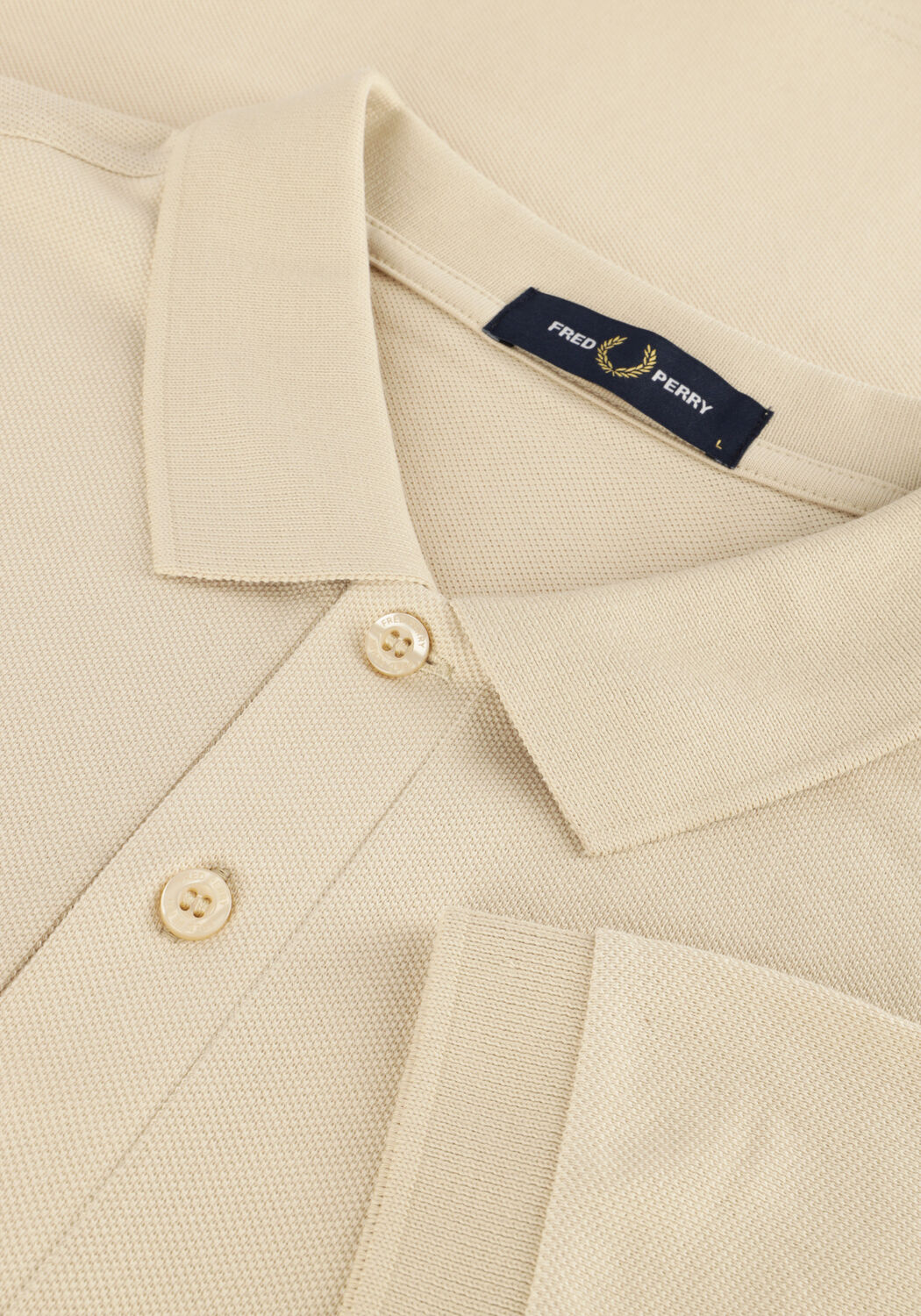 Sand FRED PERRY Polo-Shirt THE PLAIN FRED PERRY SHIRT - large