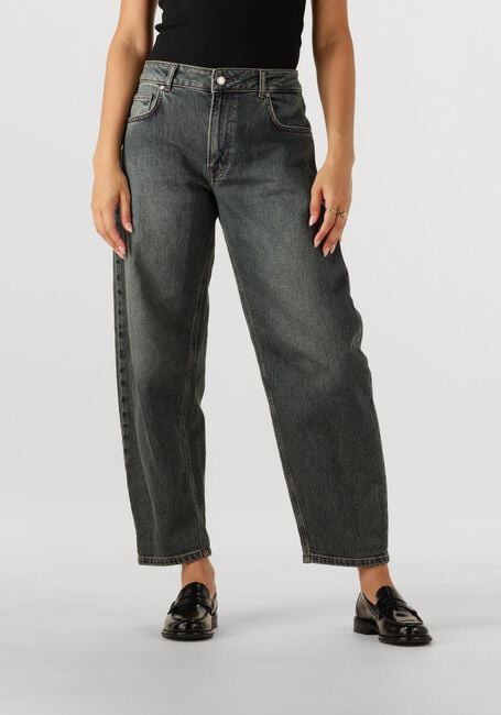 Schwarze MY ESSENTIAL WARDROBE Straight leg jeans BALOOMW 139 HIGH BARREL - large