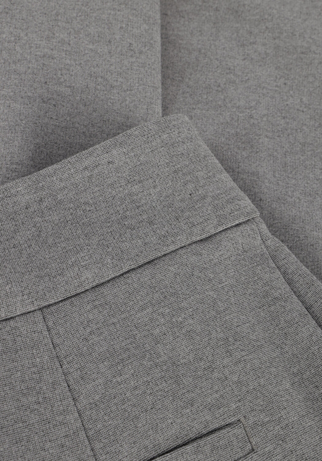 Graue VANILIA Weite Hose PUNTO PLEATED WIDE - large