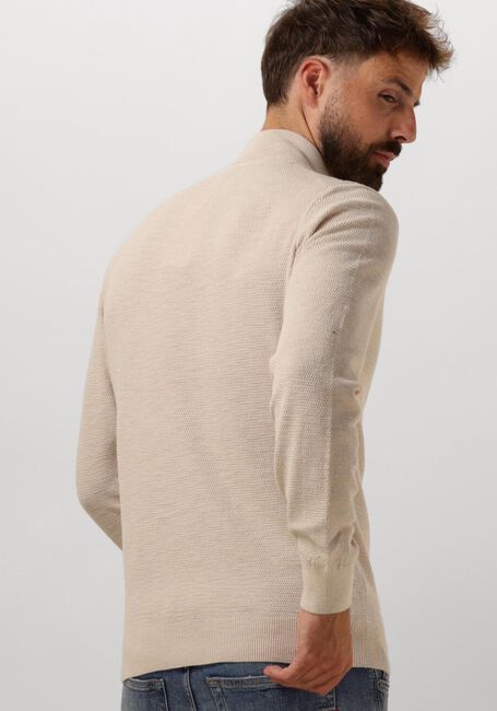 Beige PROFUOMO Pullover PULLOVER HALF ZIP - large