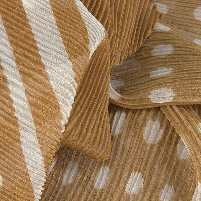 Goldfarbene ROMANO SHAWLS AMSTERDAM Schal SHAWL DOTS Goldfarbene ROMANO SHAWLS AMSTERDAM Schal SHAWL DOTS - large