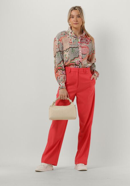 Koralle ALIX THE LABEL Hose LADIES WOVEN STRAIGHT LEG STRETCH PANTS - large