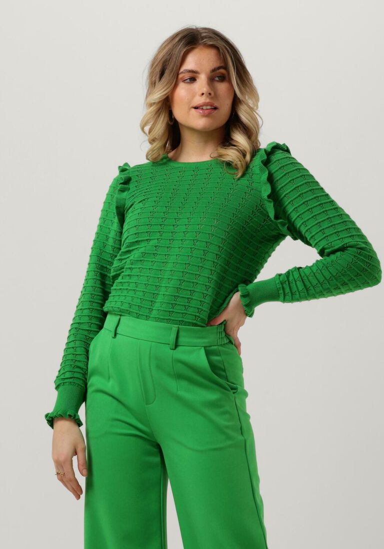 grüne object pullover objjasmin l/s knit pulloverd