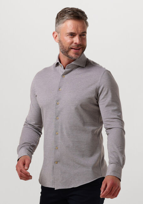 Taupe PROFUOMO Klassisches Oberhemd SHIRT X-CUTAWAY SC SF - large