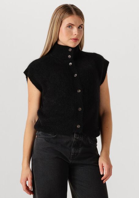 Schwarze DES PETITS HAUTS Strickjacke ALIBOU - large