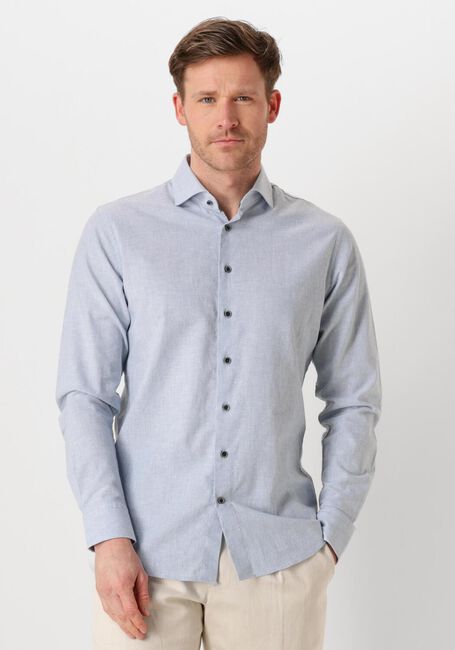 Hellblau PROFUOMO Klassisches Oberhemd SHIRT X-CUTAWAY SC SF COTTON LINEN - large