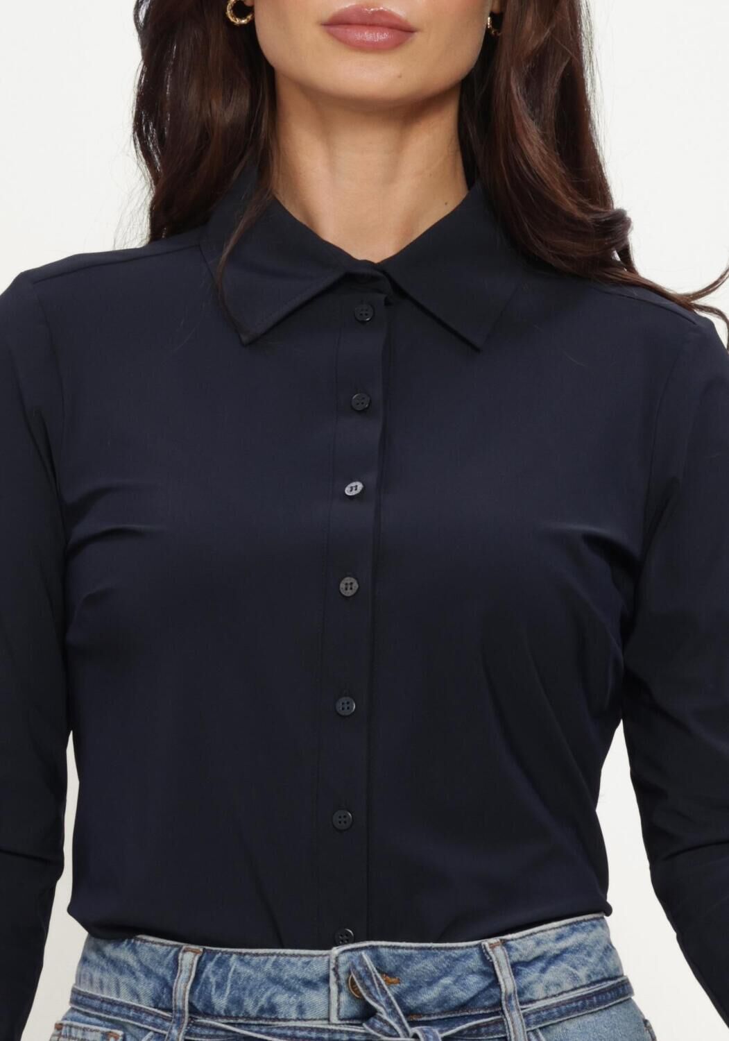 Dunkelblau STUDIO ANNELOES Blusen POPPY BLOUSE - large