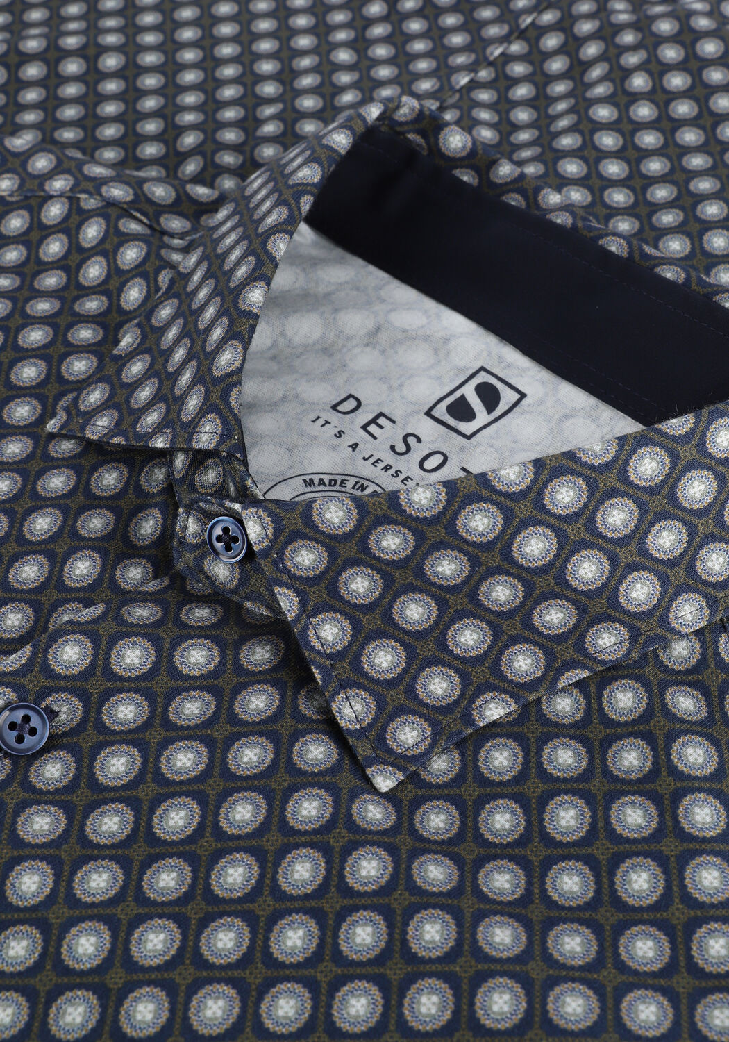 Blaue DESOTO Casual-Oberhemd KENT - large