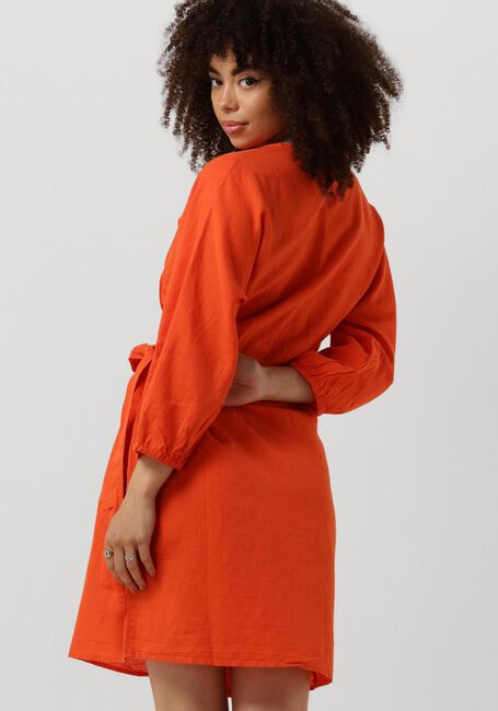 Orangene MSCH COPENHAGEN Minikleid MSCHMIRILLA 3/4 WRAP DRESS - large