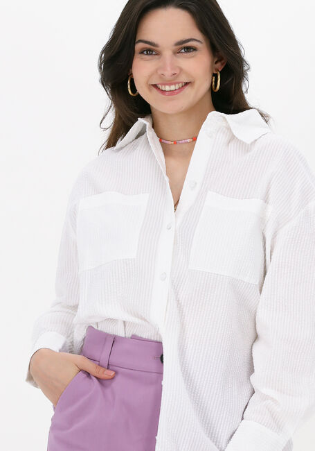 Weiße Y.A.S. Blusen YASSWATIA LS OVERSIZE SHIRT - large