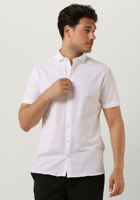 Wei&szlig;e PUREWHITE Casual-Oberhemd MELANGE SS BASIC SHIRT - large