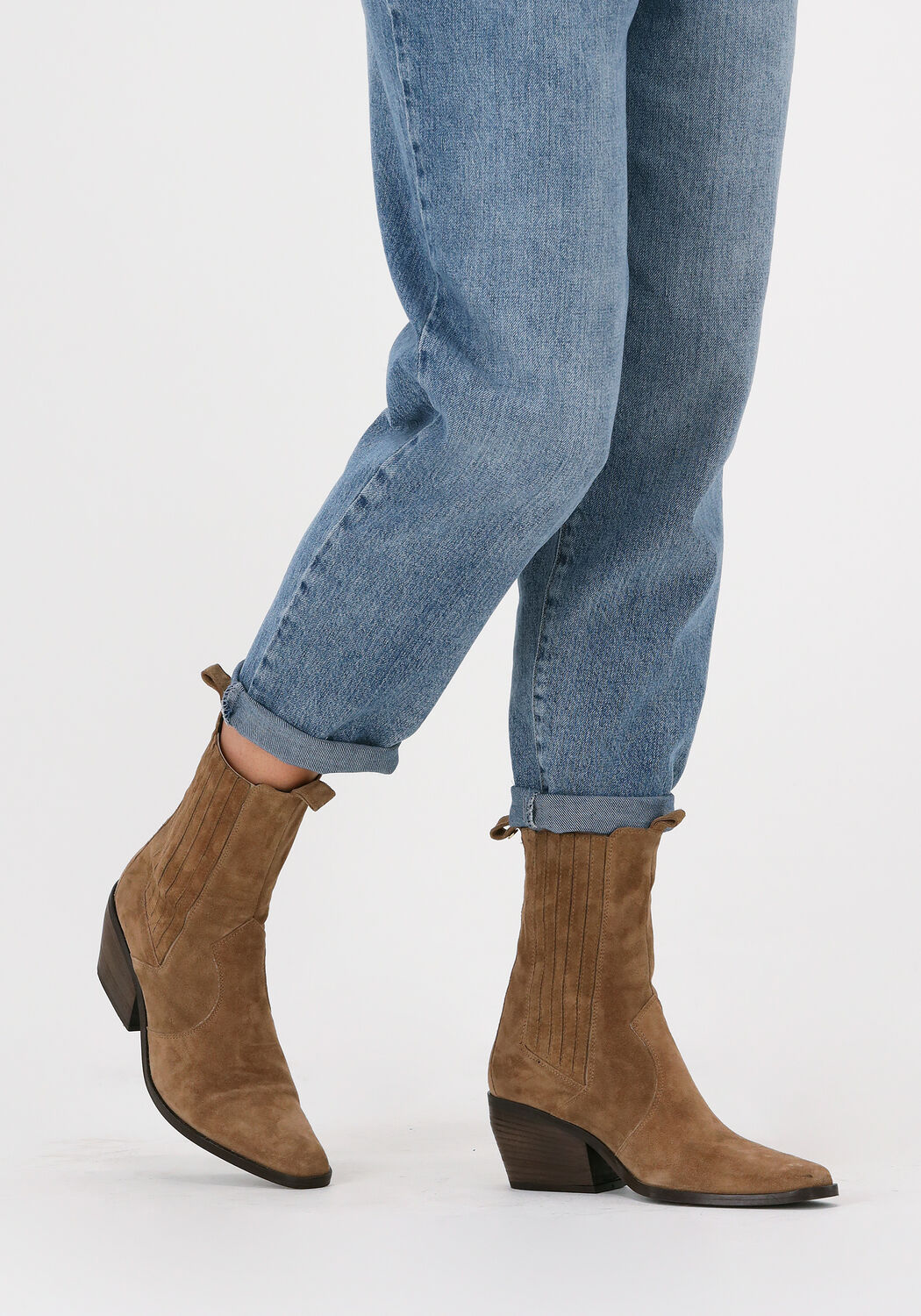 Cognacfarbene NOTRE-V Cowboystiefel AL335 - large