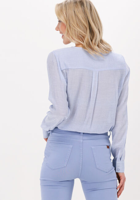 Hellblau SIMPLE Blusen WOVEN BLOUSE COLETTE STRIPE - large