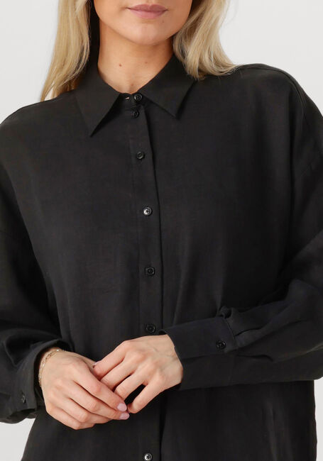Schwarze DRYKORN Maxikleid DRAVENA - large