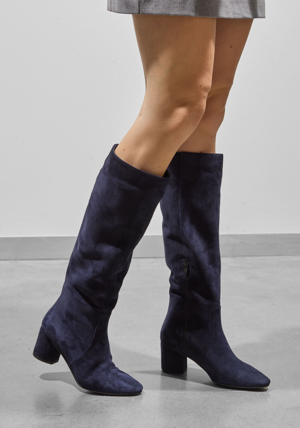 Blaue STEFANO LAURAN Hohe Stiefel GIUSY 3 - medium