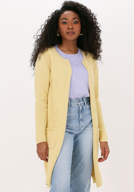 Gelbe MINUS Strickjacke VIBE CARDIGAN - large