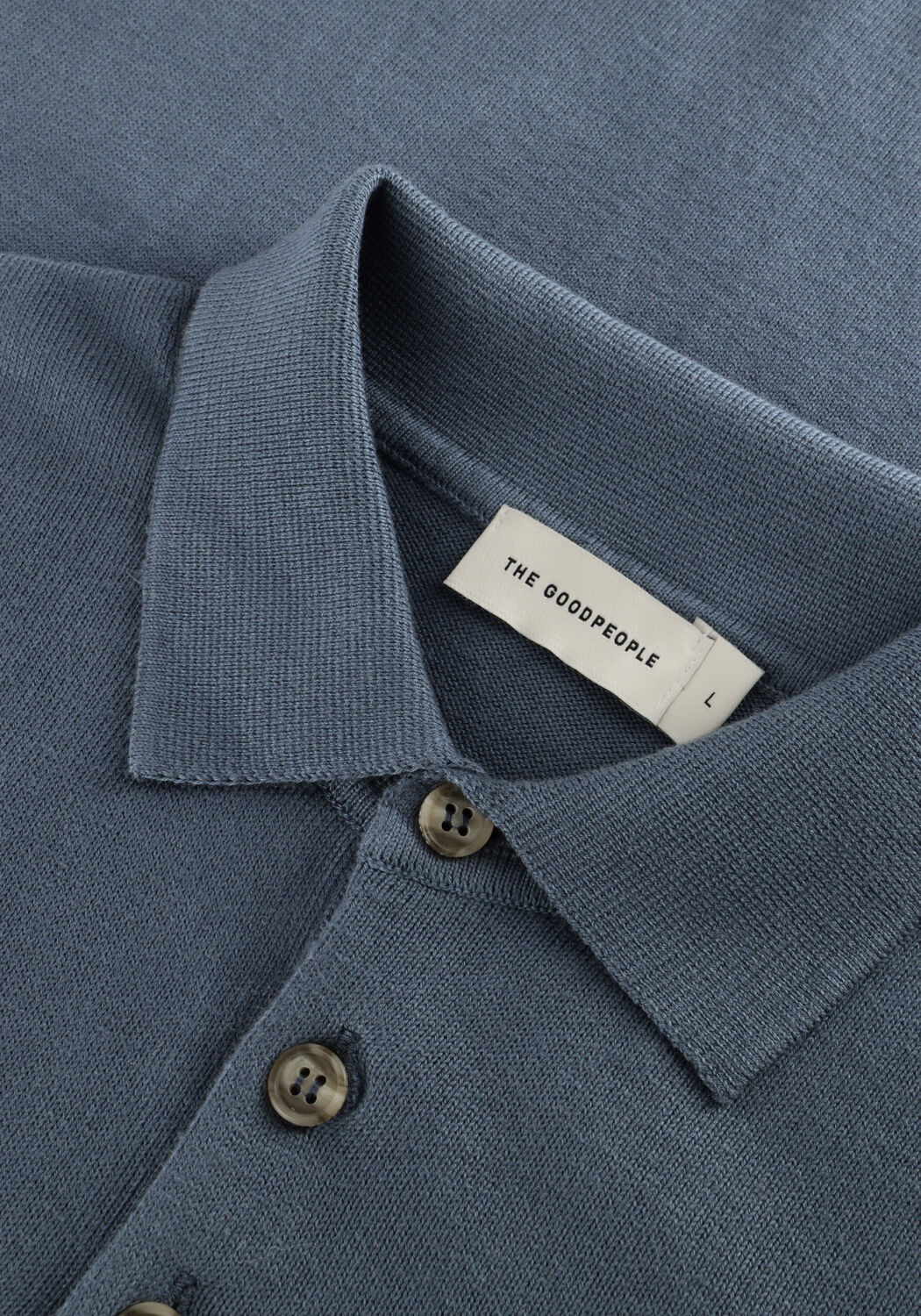 Petrol THE GOODPEOPLE Polo-Shirt PLAN - large