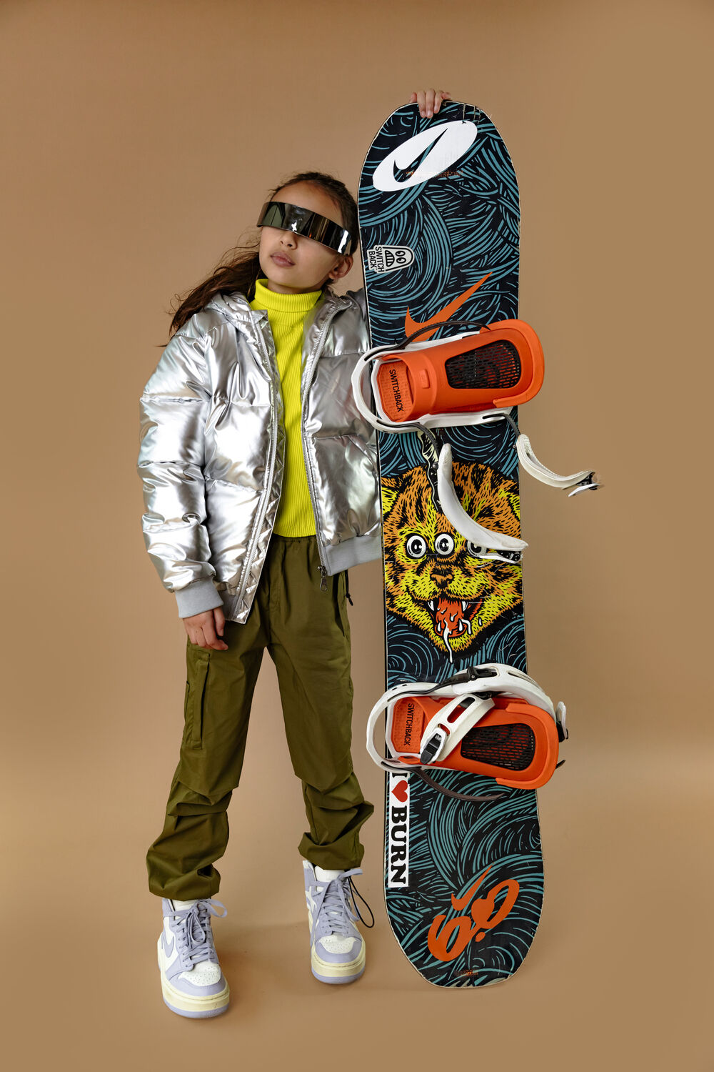 Silberne AMMEHOELA Wattierte Jack AM.XAVI.05 - large